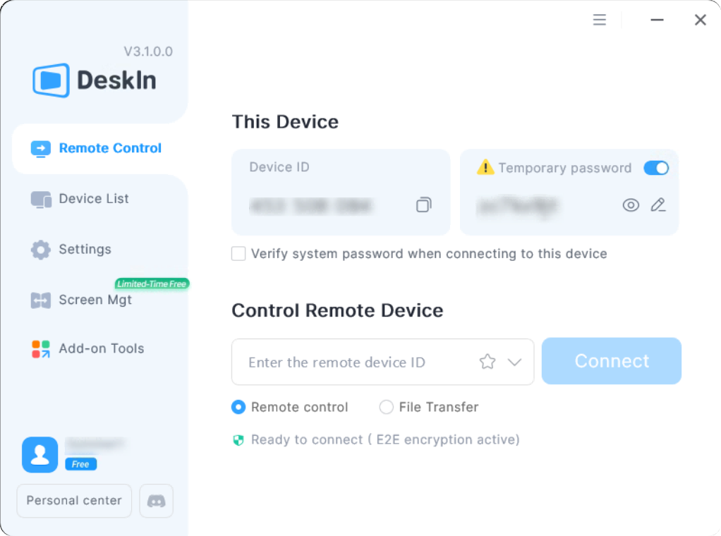 Deskin remote desktop a better way to connect anywhere